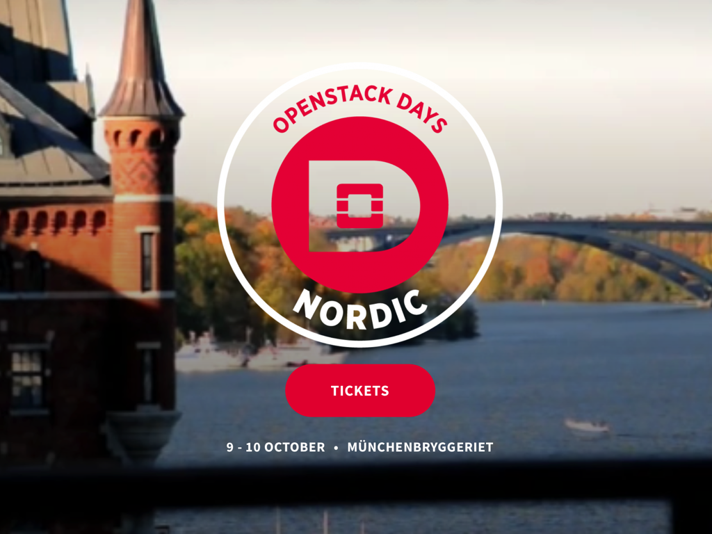 Meet Sardina Systems at OpenStack Days Nordic 2018