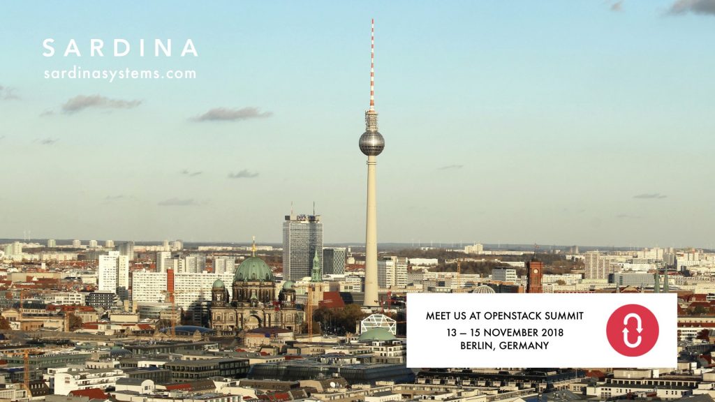 Meet Sardina Systems at OpenStack Summit in Berlin