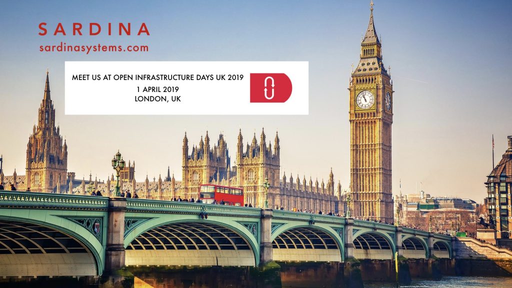 Sardina Systems nimmt an den Open Infrastructure Days UK 2019 teil