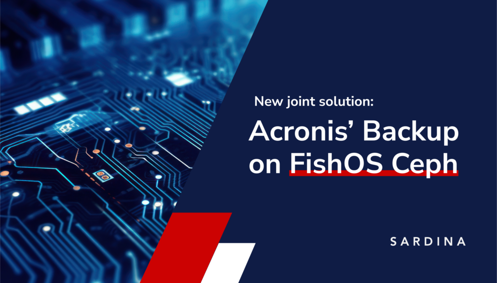 تعاون تكنولوجي جديد: حل النسخ الاحتياطي من Acronis على نظام التشغيل FishOS Ceph
