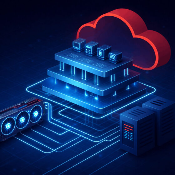 On-prem cloud architecture diagram from consulting